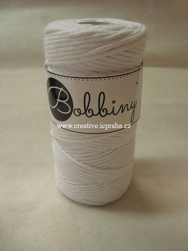 BobbinyMacrame Regular100m/3mm - White